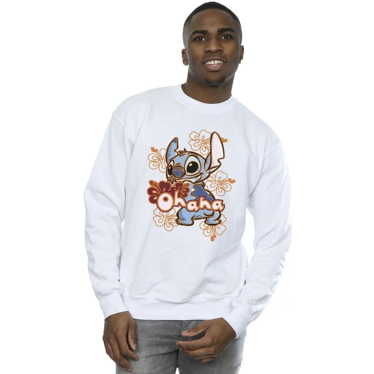 Lilo And Stitch Ohana Orange Hibiscus