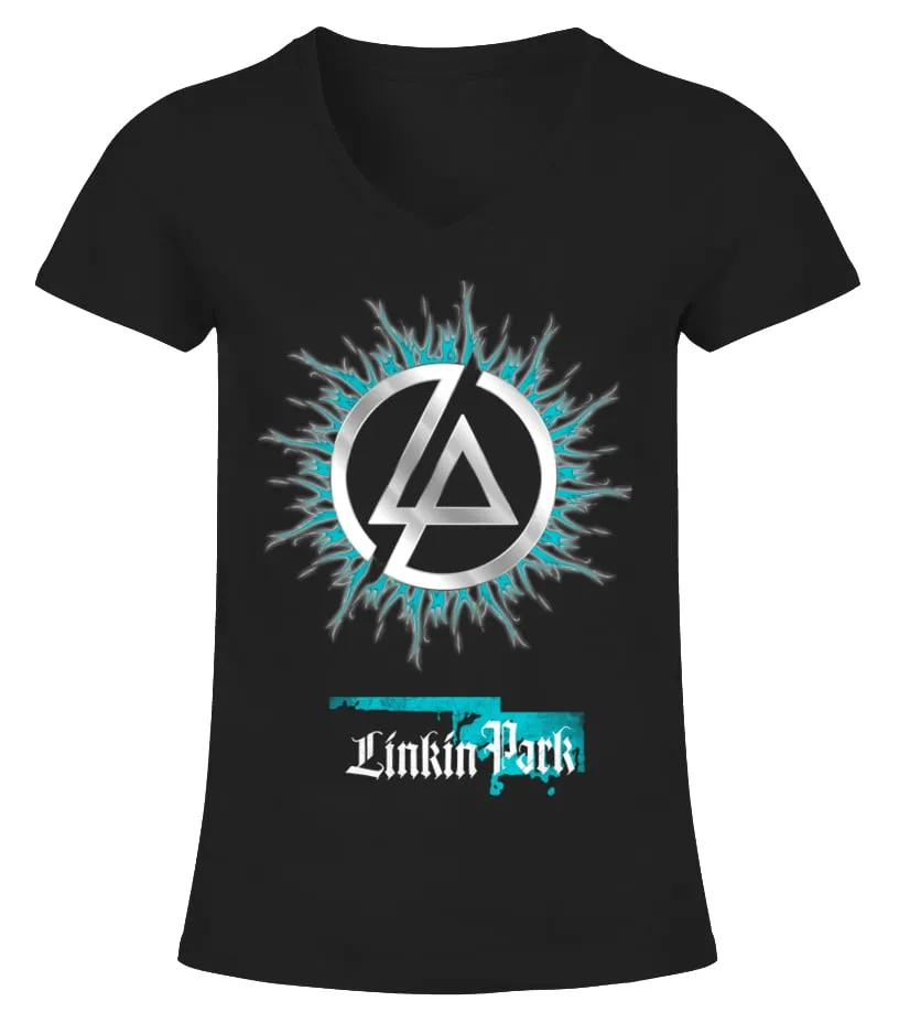 Linkin Park BK (2) Camiseta cuello pico Mujer
