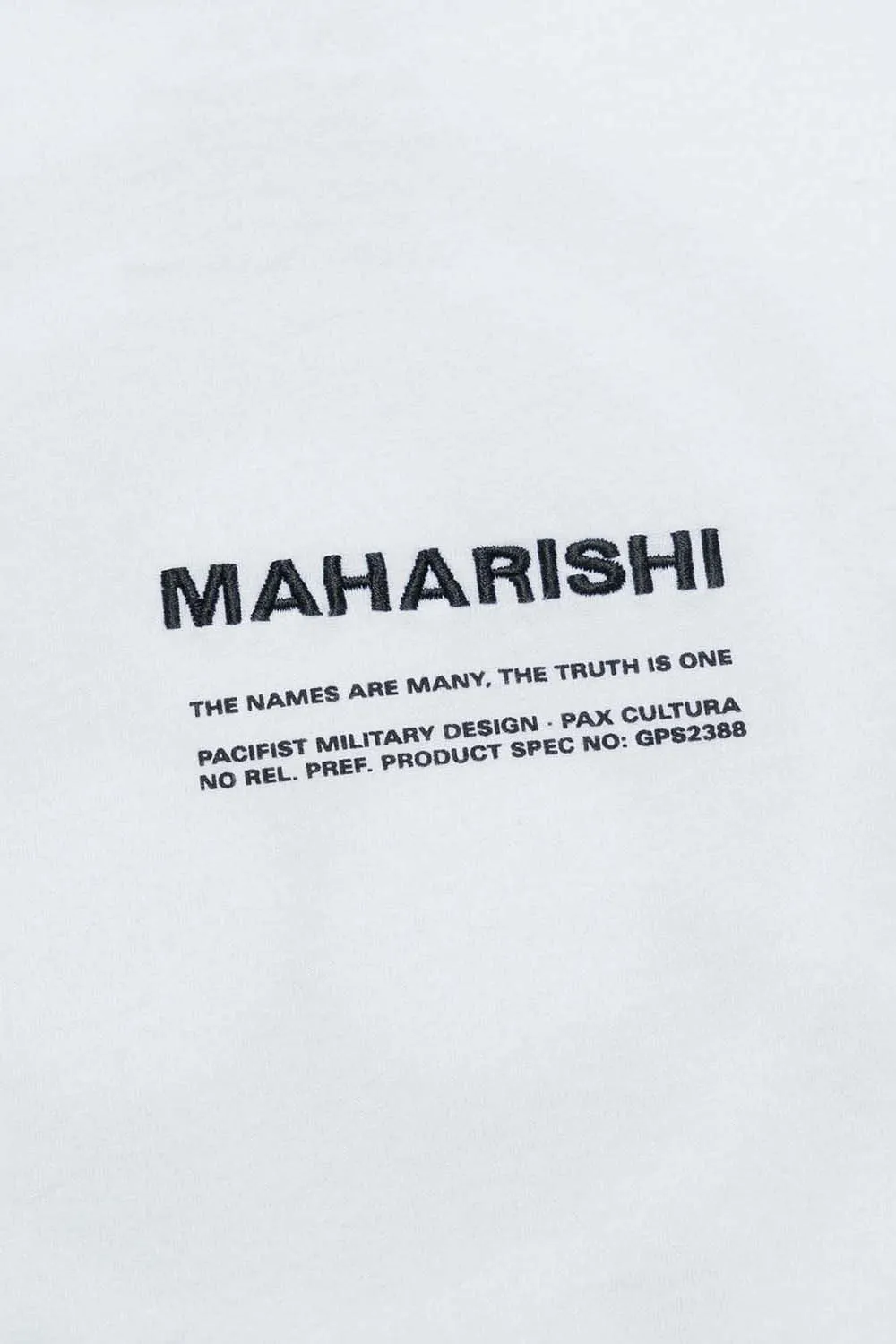 Maharishi Camiseta Pax Cultura 1388 White