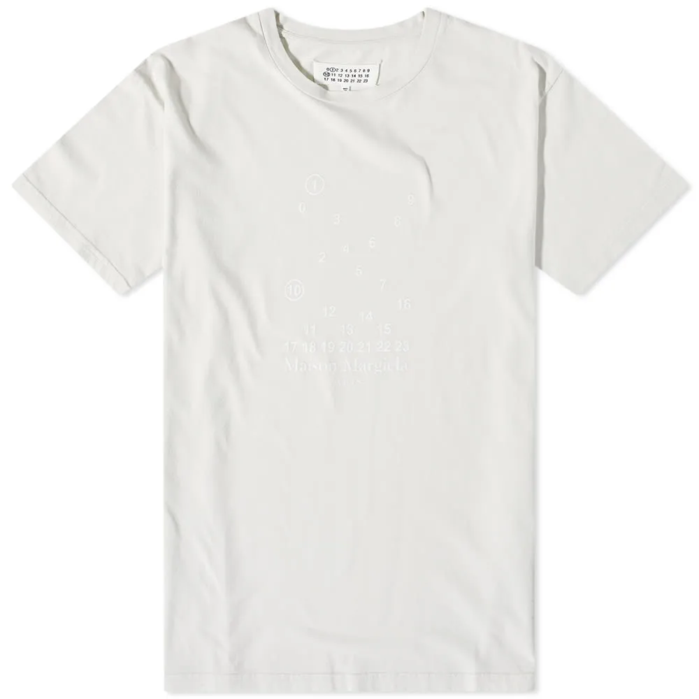 Maison Margiela Numbers Logo Tee