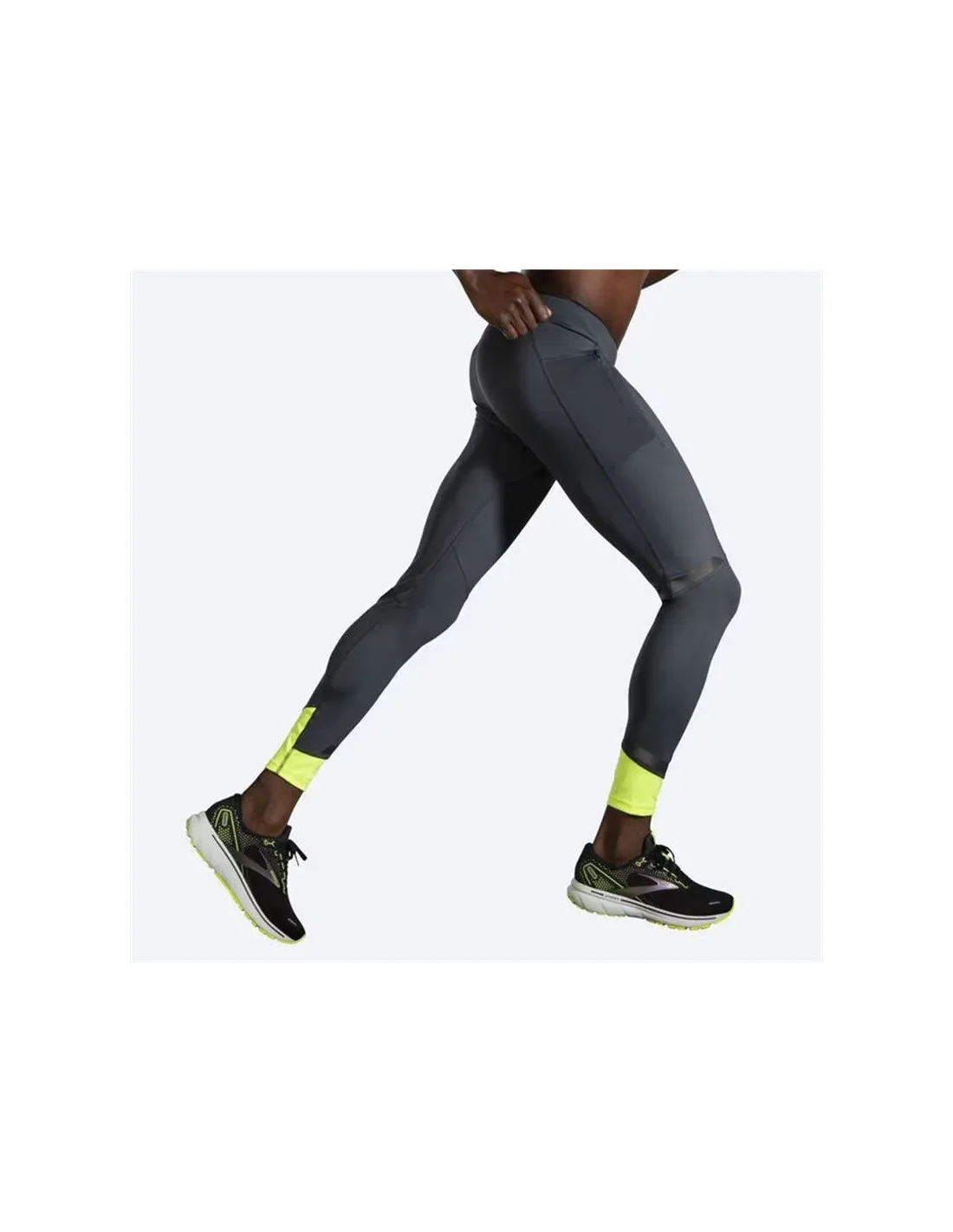 Mallas de Running Brooks Run Visible Asphalt/Nightlife Hombre