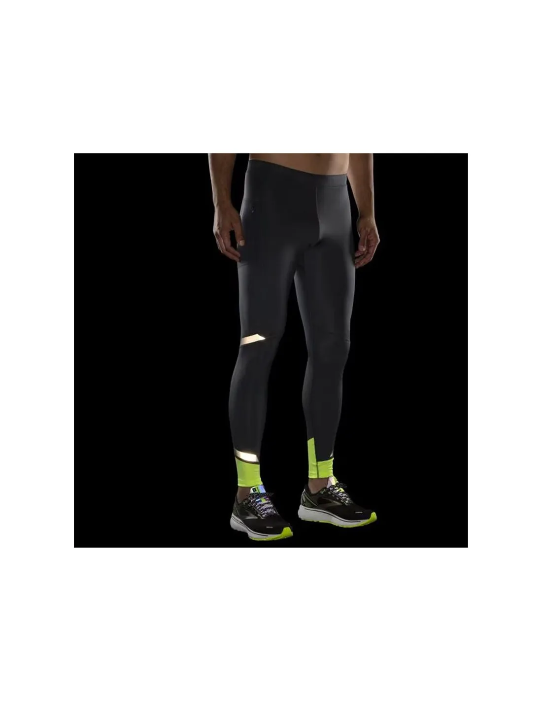Mallas de Running Brooks Run Visible Asphalt/Nightlife Hombre