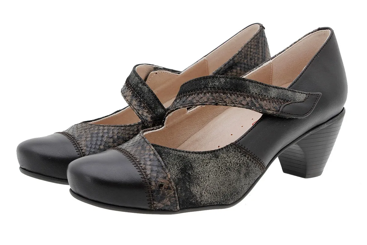 MARYJANE LEATHER BROWN