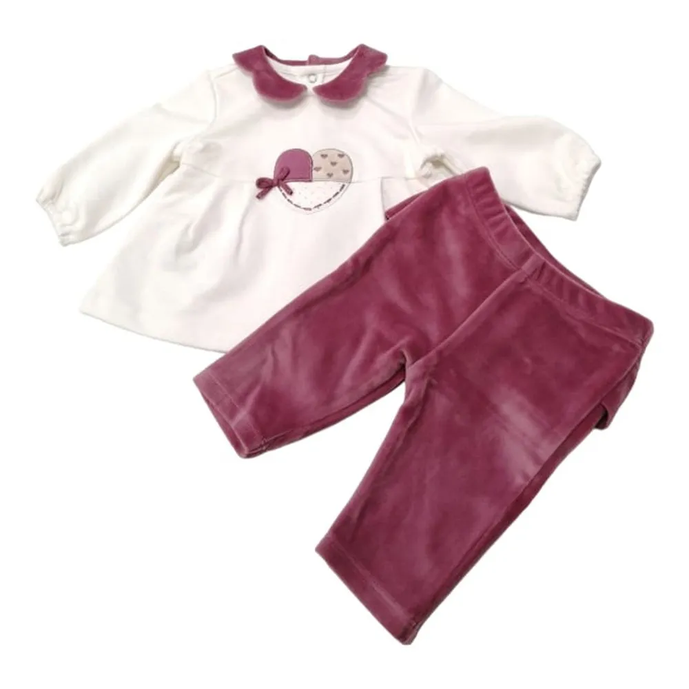 Mayoral Conjunto Pack de bebé Niña 2741 BERENJENA CORDONETS