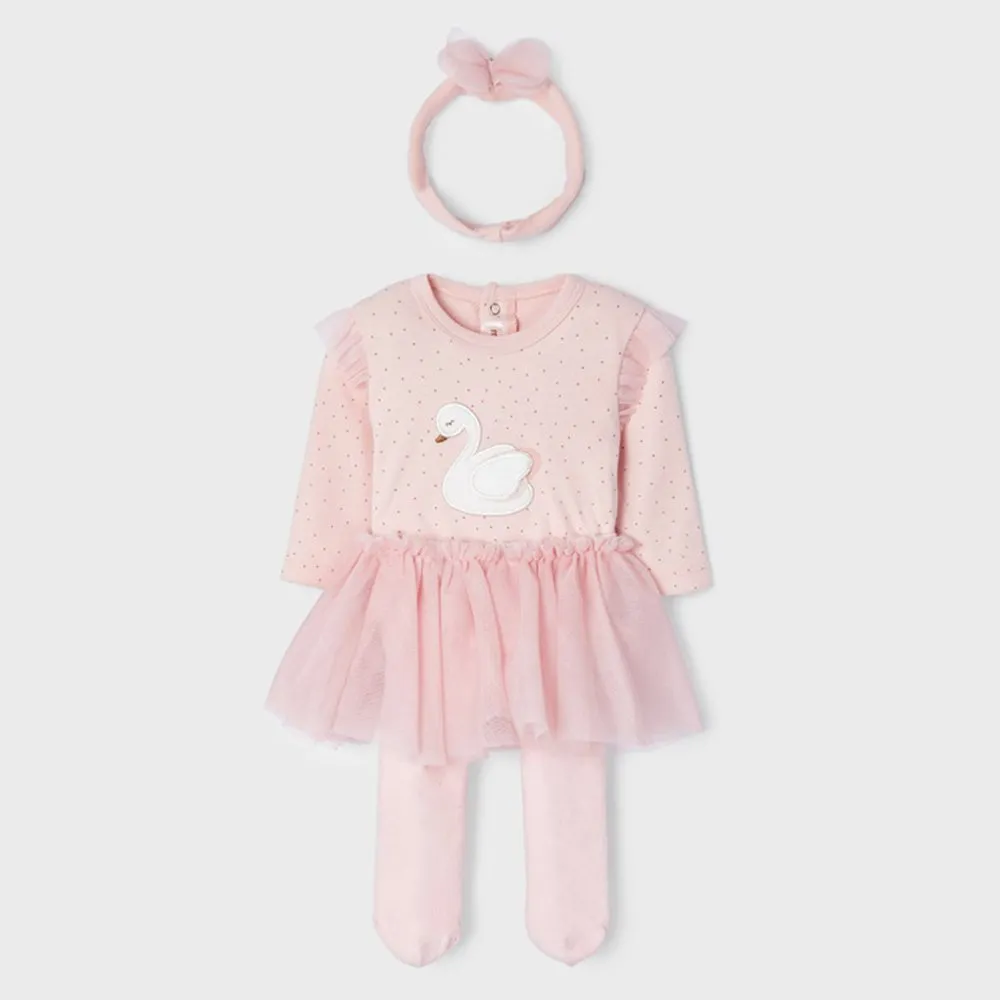 Mayoral Conjunto Pack de bebé Niña 2815 ROSA BABY CORDONETS