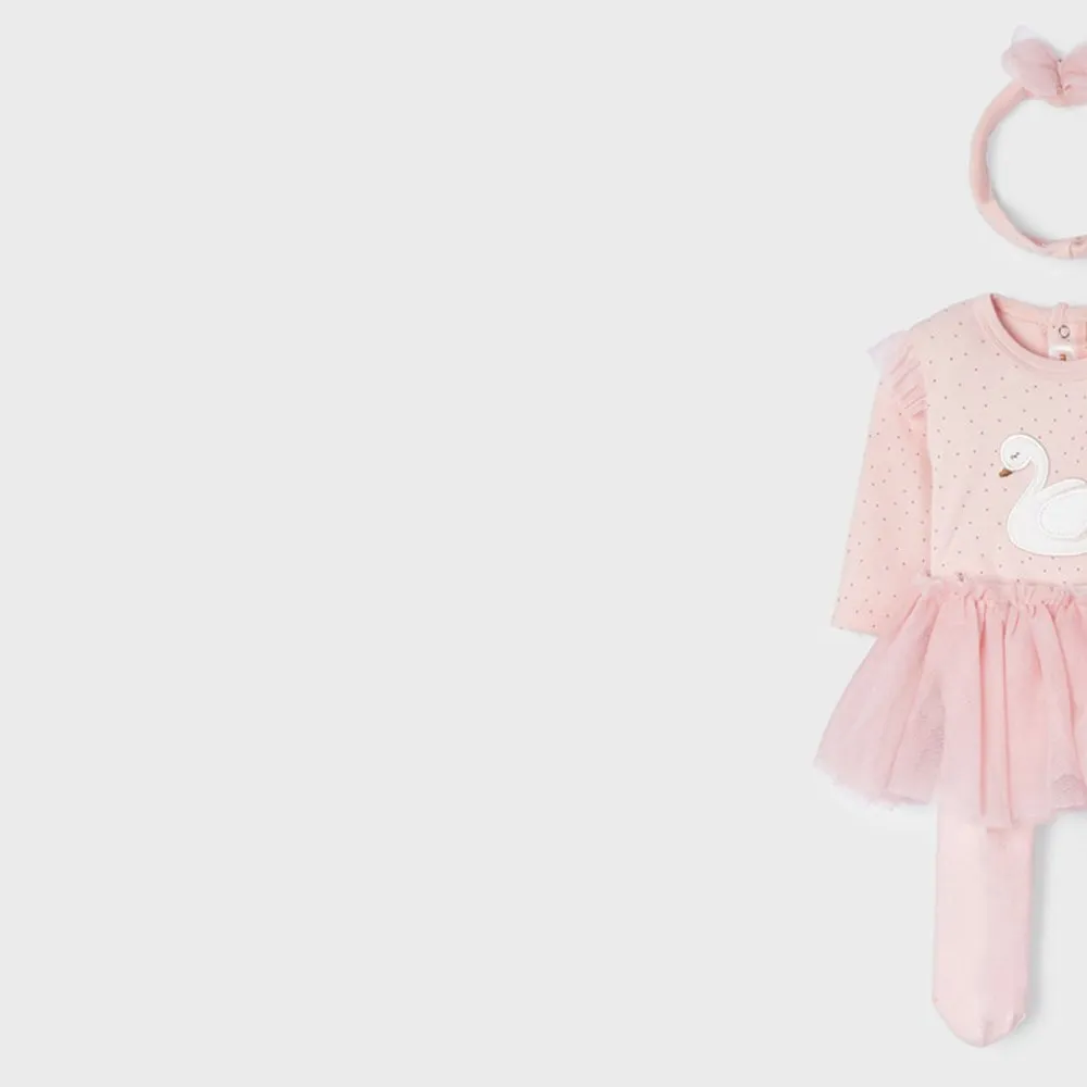 Mayoral Conjunto Pack de bebé Niña 2815 ROSA BABY CORDONETS
