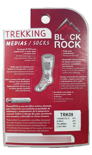 Medias Térmicas Trek Urban Warm Black Rock Trk09 Empo2000