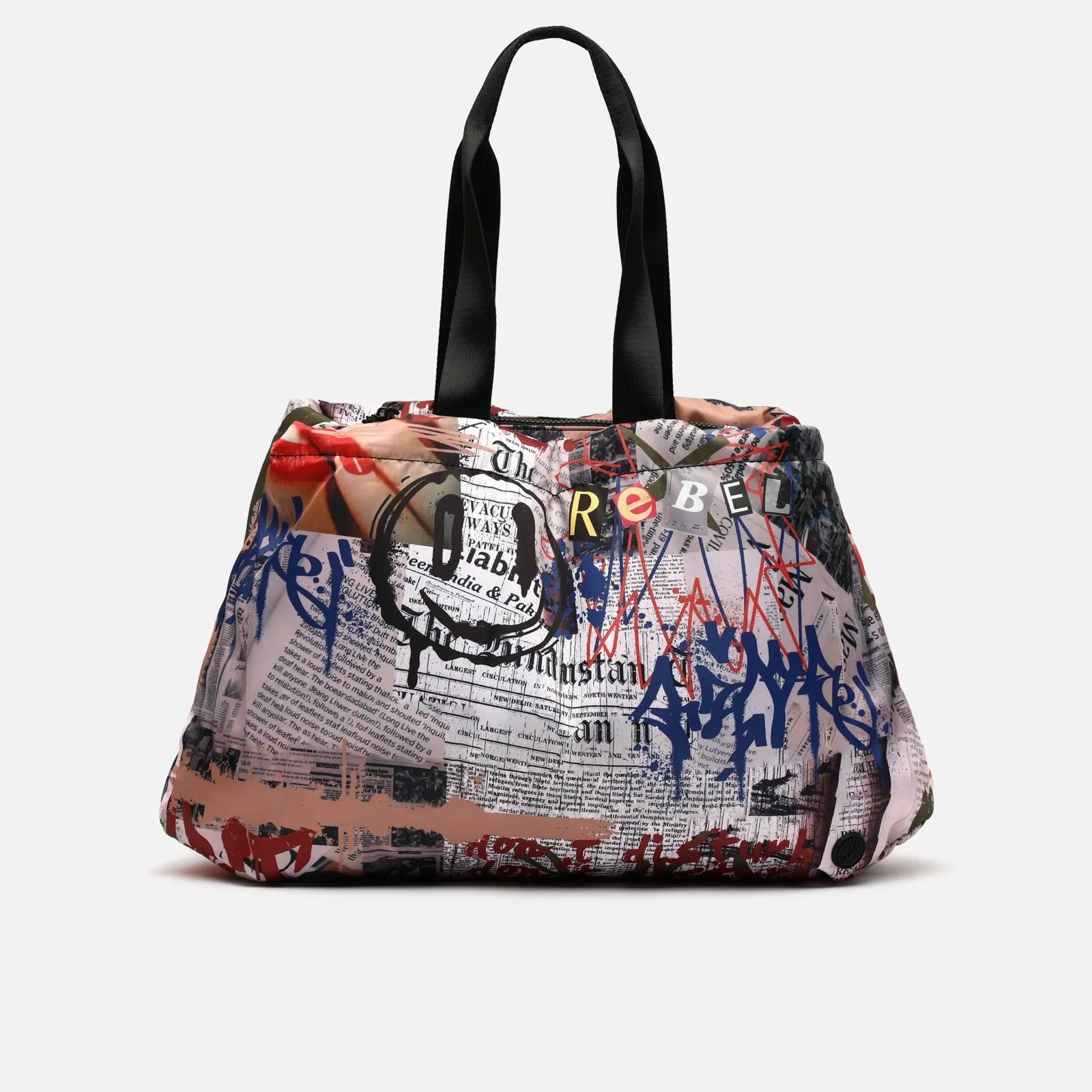 MENPHIS2 BOLSO DE HOMBRO GRANDE DE NYLON RECICLADO
