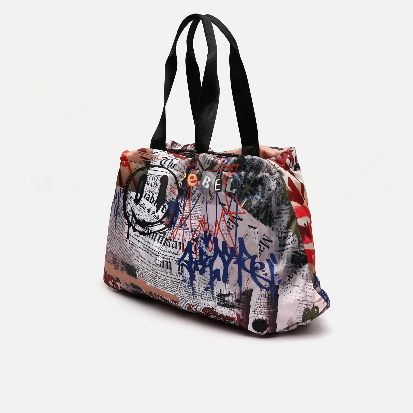 MENPHIS2 BOLSO DE HOMBRO GRANDE DE NYLON RECICLADO