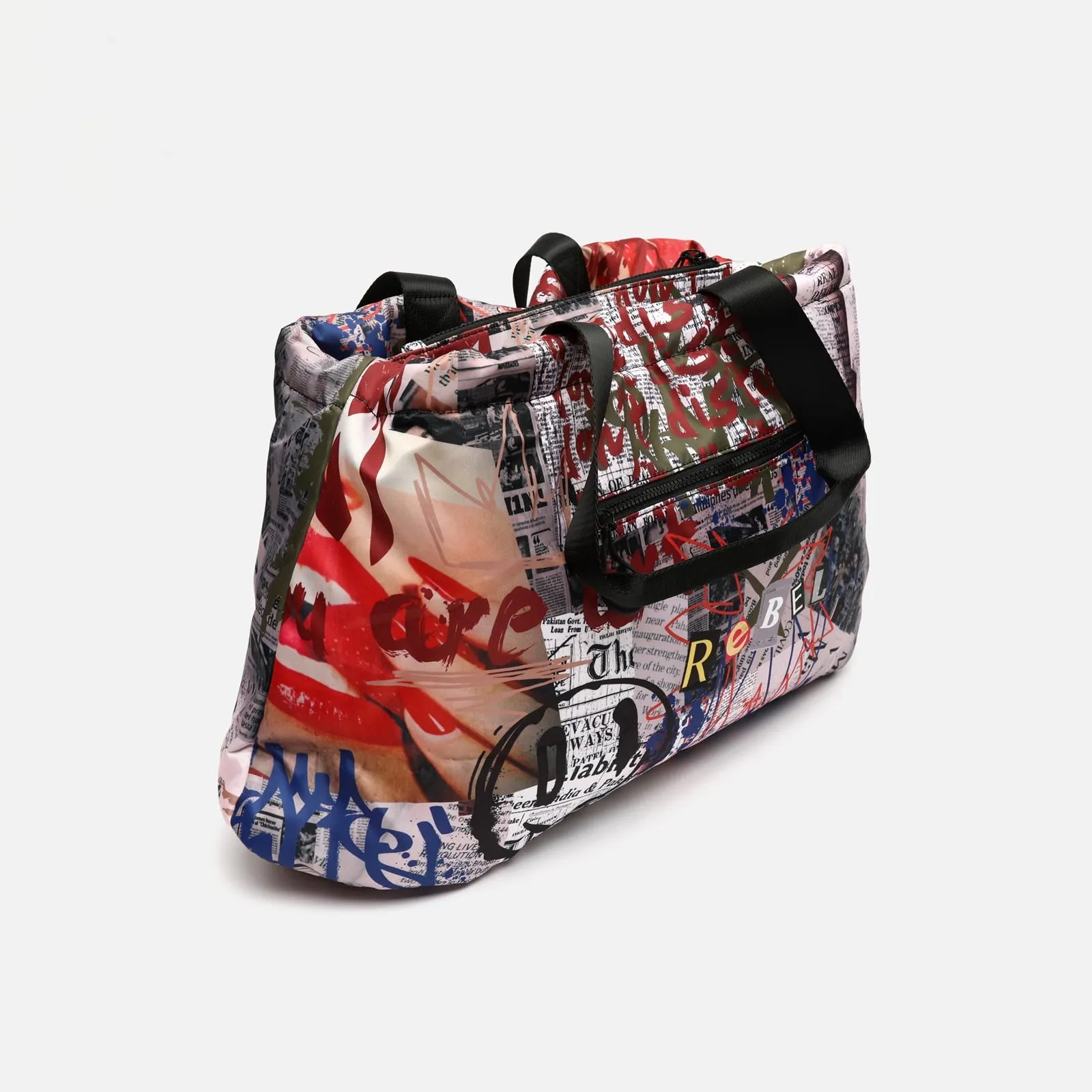 MENPHIS2 BOLSO DE HOMBRO GRANDE DE NYLON RECICLADO