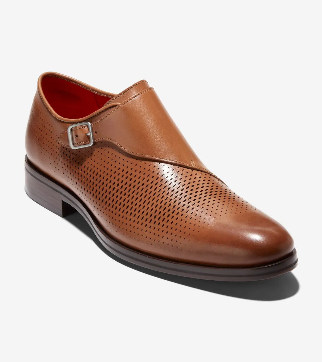 Men's Washington Grand Laser Monk Strap Shoes