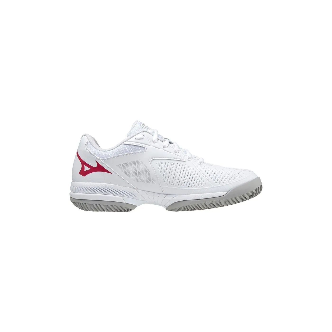 Mizuno Wave Exceed Tour 4 Cc Blanco Rosa Mujer