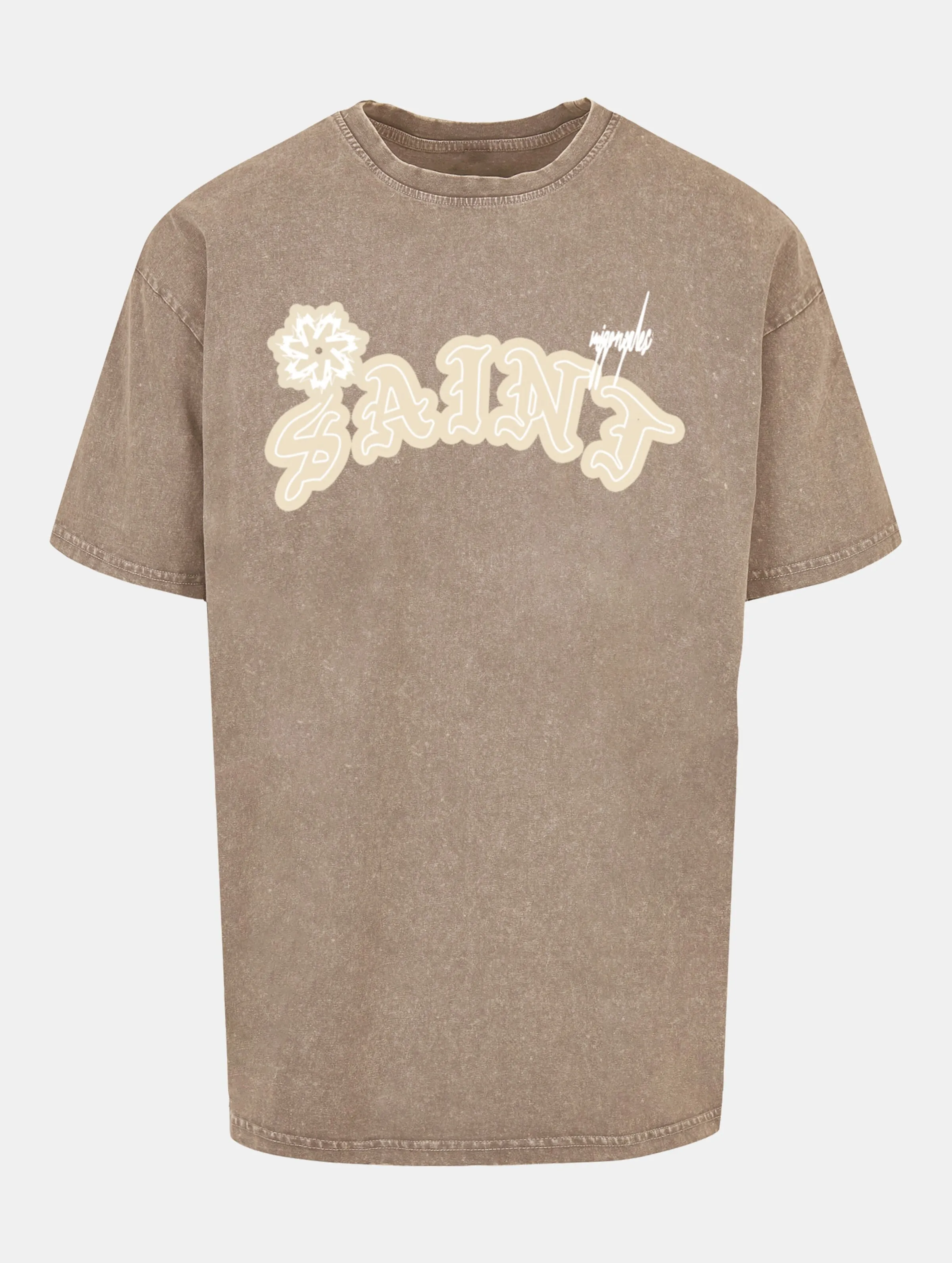 MJ GONZALES LADIES SAINT X ACID WASHED HEAVY OVERSIZED TSHIRTS