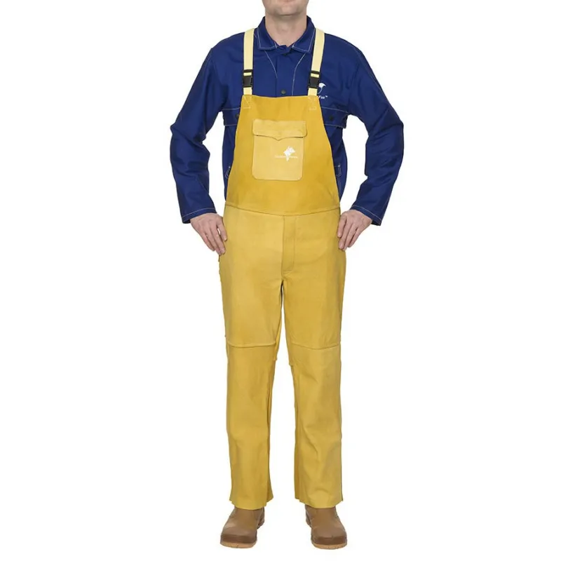 Mono para soldador con ajuste en cintura  WELDAS Golden Brown