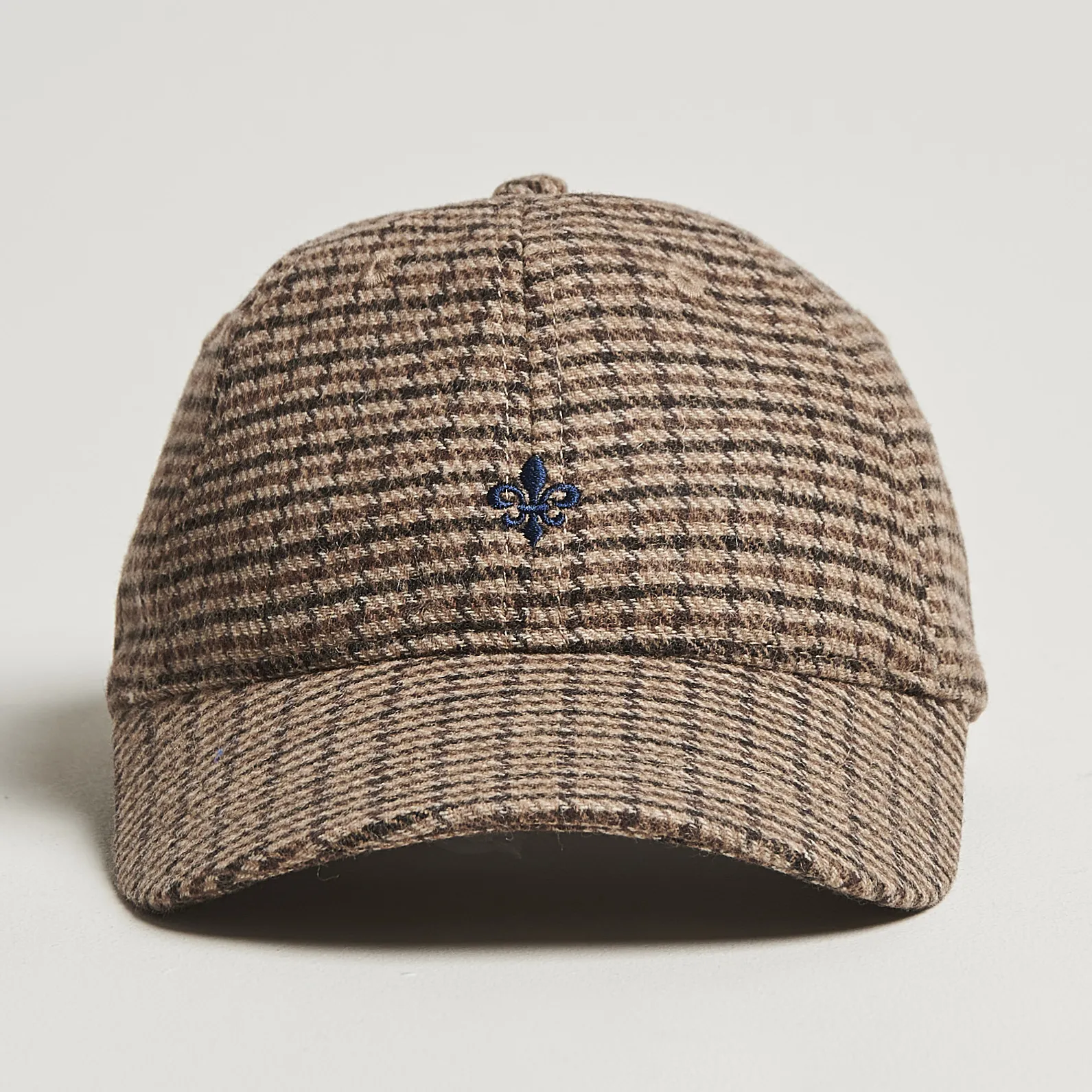Morris Lily Check Cap Brown