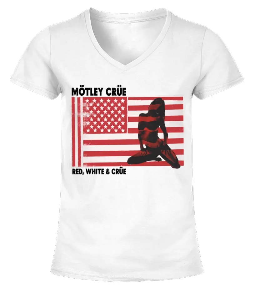 Motley Crue 12 WT Camiseta cuello pico Mujer