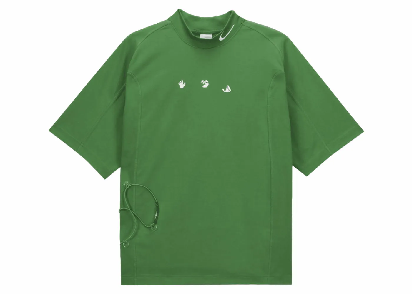 NIKE OFFWHITE X SHORT SLEEVE TOP GREEN