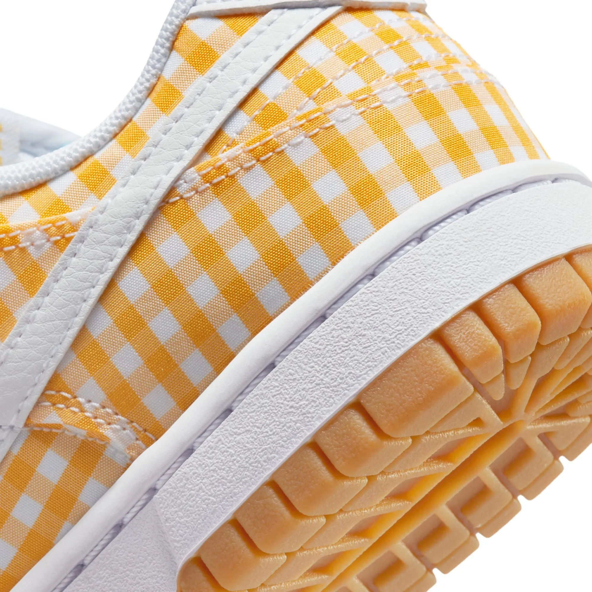 Nike Women Dunk Low Gets Picnic Ready In Yellow Gingham