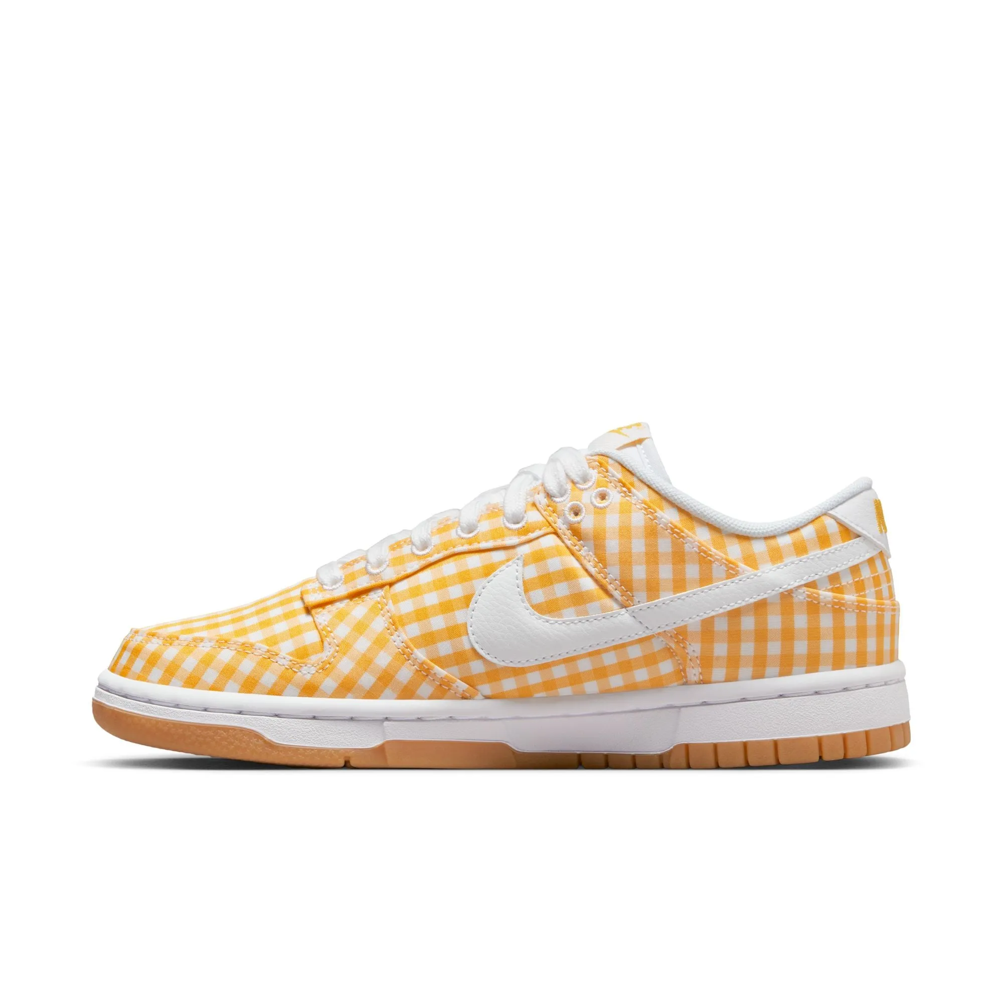 Nike Women Dunk Low Gets Picnic Ready In Yellow Gingham