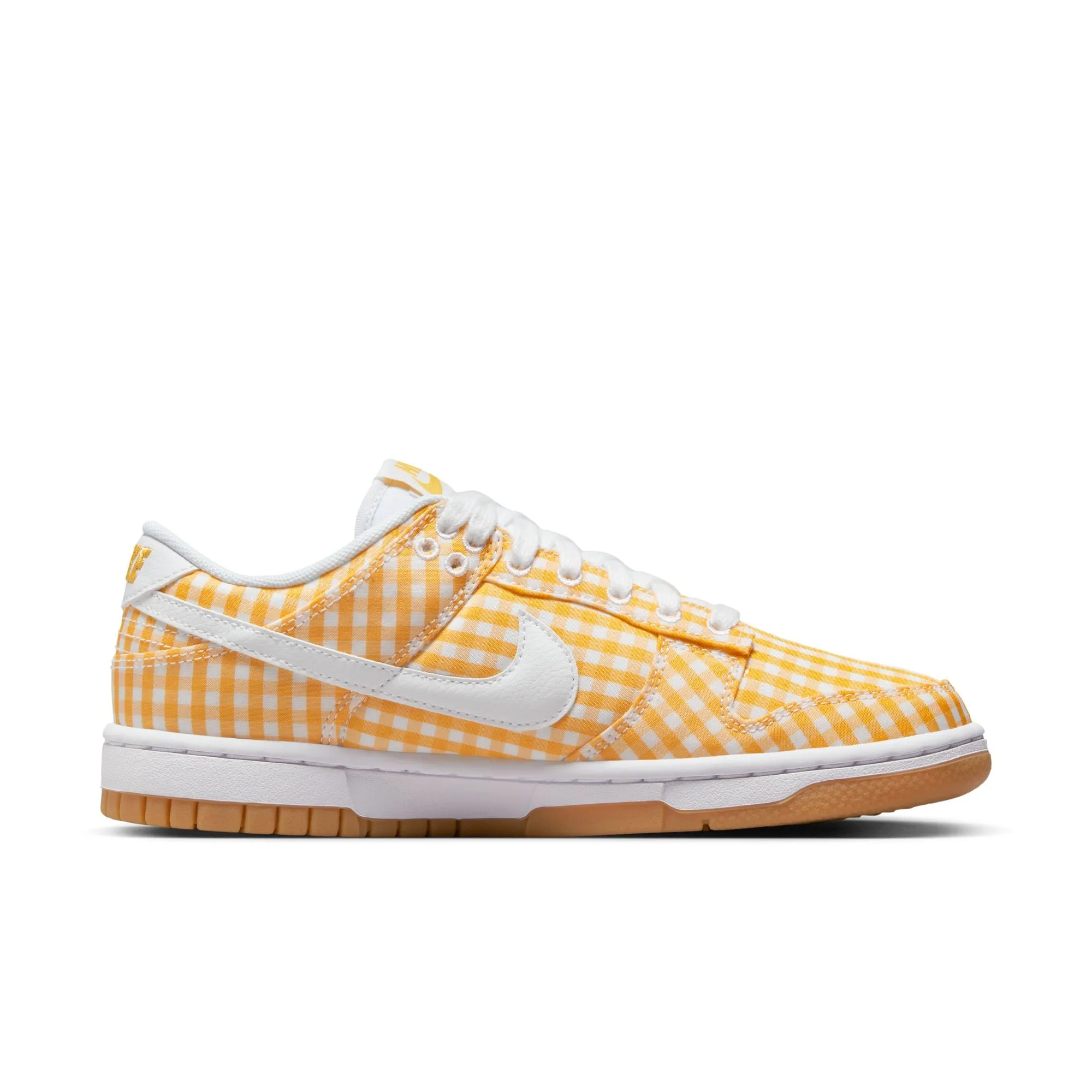Nike Women Dunk Low Gets Picnic Ready In Yellow Gingham