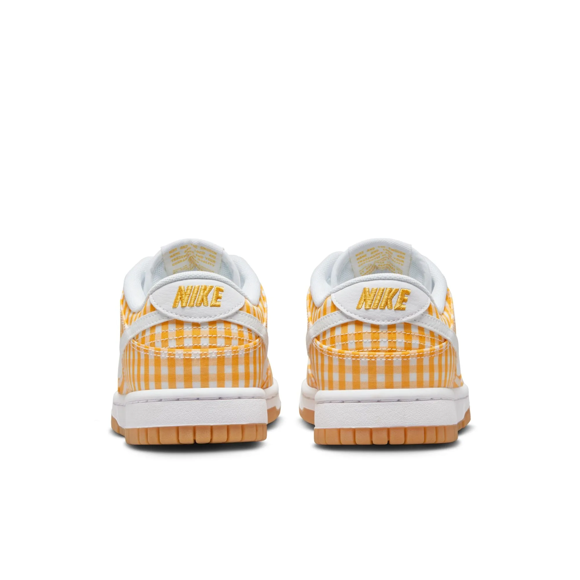 Nike Women Dunk Low Gets Picnic Ready In Yellow Gingham