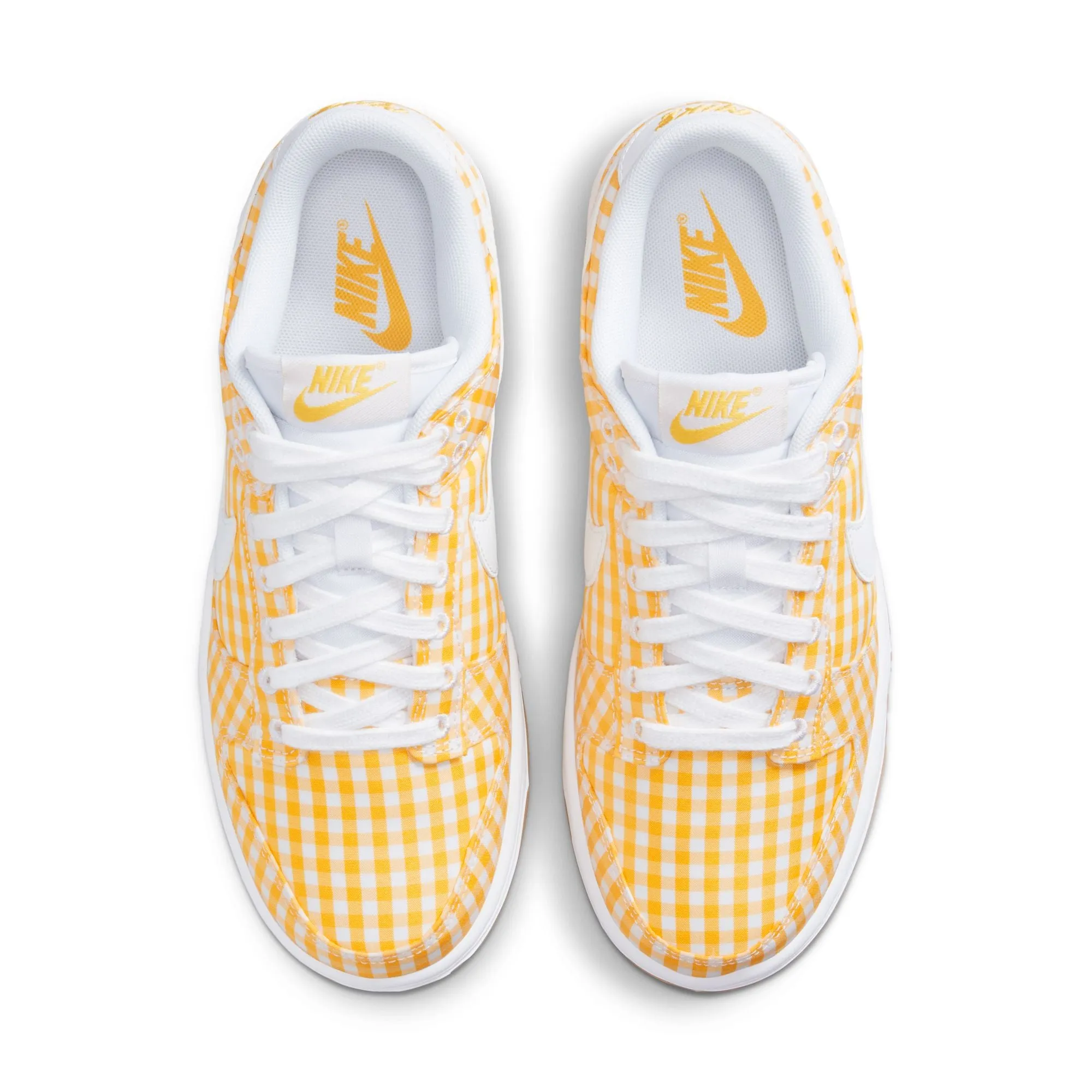 Nike Women Dunk Low Gets Picnic Ready In Yellow Gingham