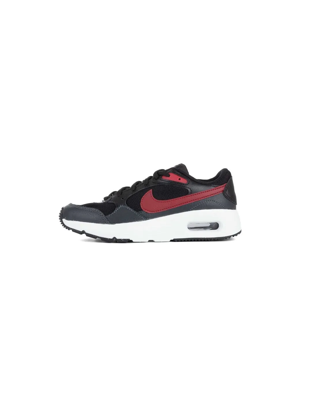 NIKE  ZAPATILLAS NEGRAS Y BURDEOS AIR MAX SC (GS) NIñO/A