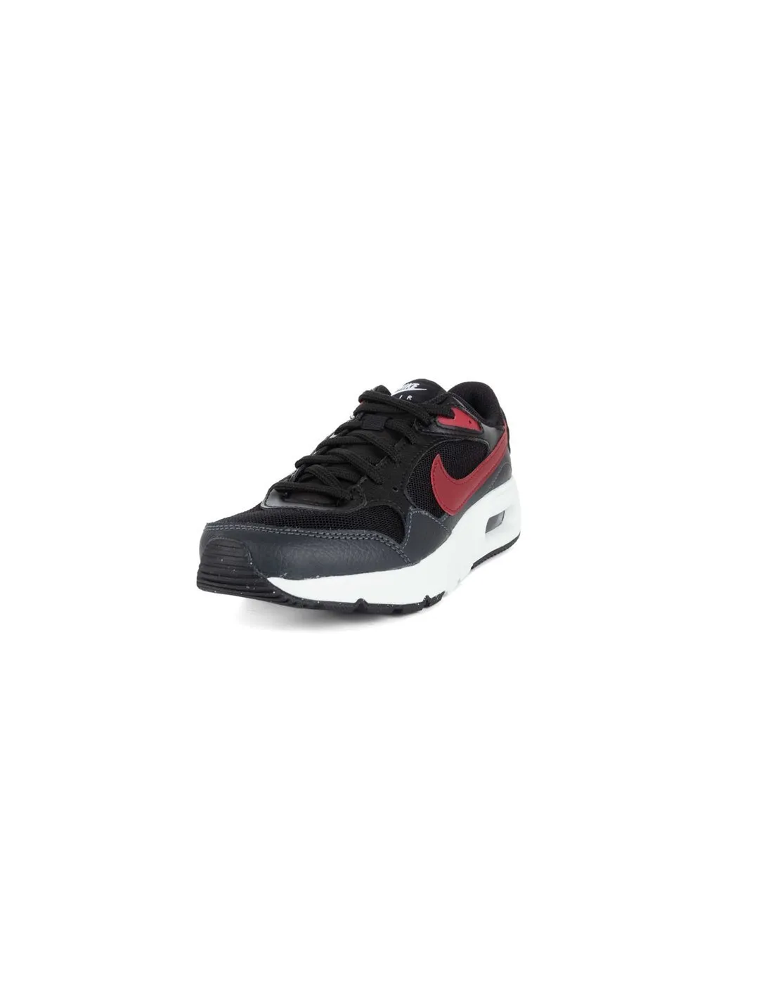 NIKE  ZAPATILLAS NEGRAS Y BURDEOS AIR MAX SC (GS) NIñO/A