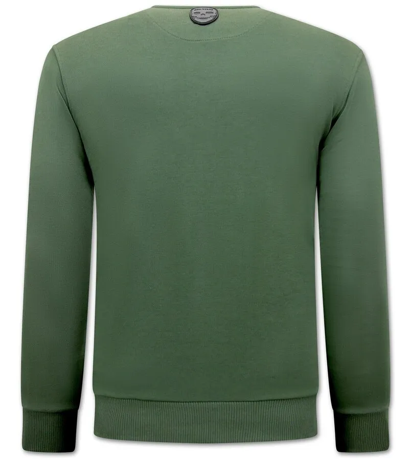 PABLO ESCOBAR EL PATRóN JERSEY HOMBRE  VERDE