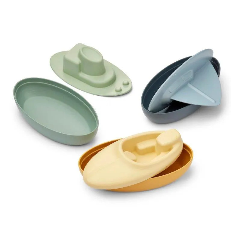 Pack de Barcos Deborah Whale blue multi mix