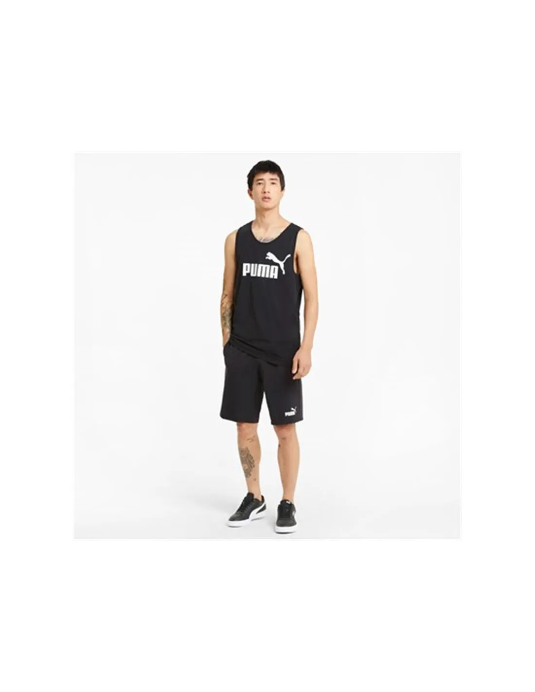 Pantalones cortos Puma Essentials Jersey Hombre Black