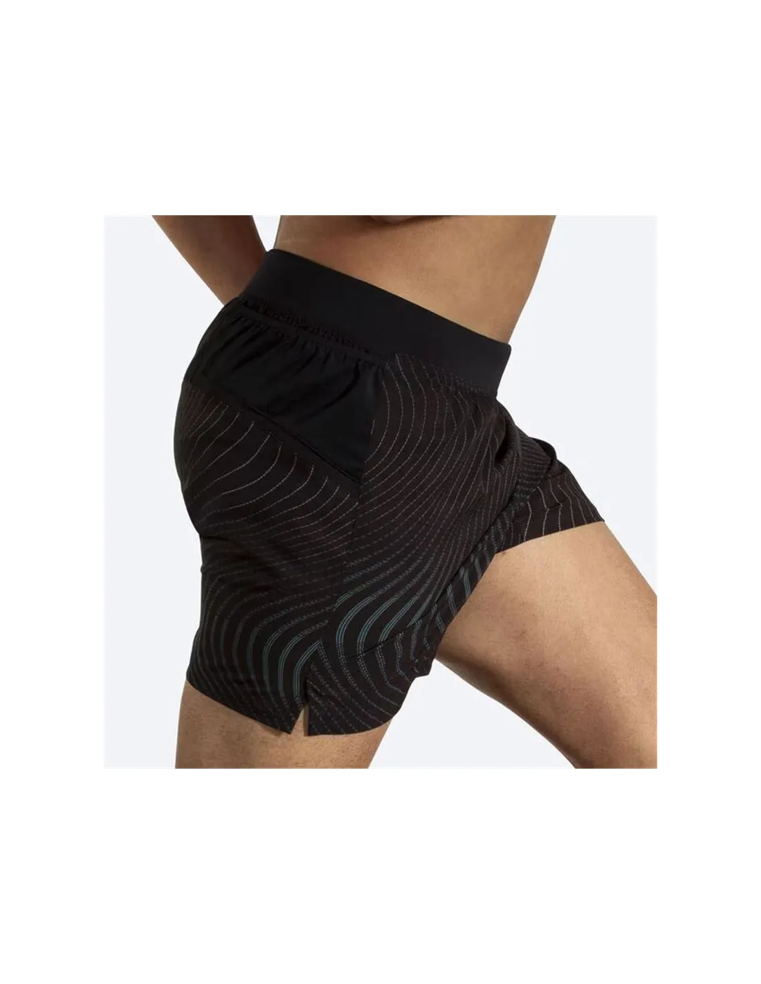 Pantalones de Running Brooks Sherpa 5" Hombre Negro