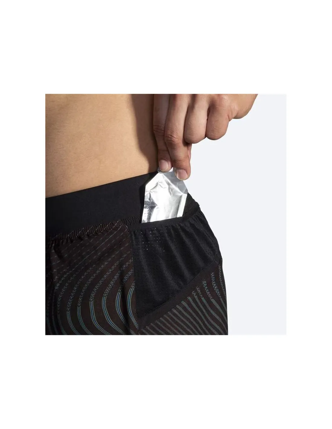 Pantalones de Running Brooks Sherpa 5" Hombre Negro