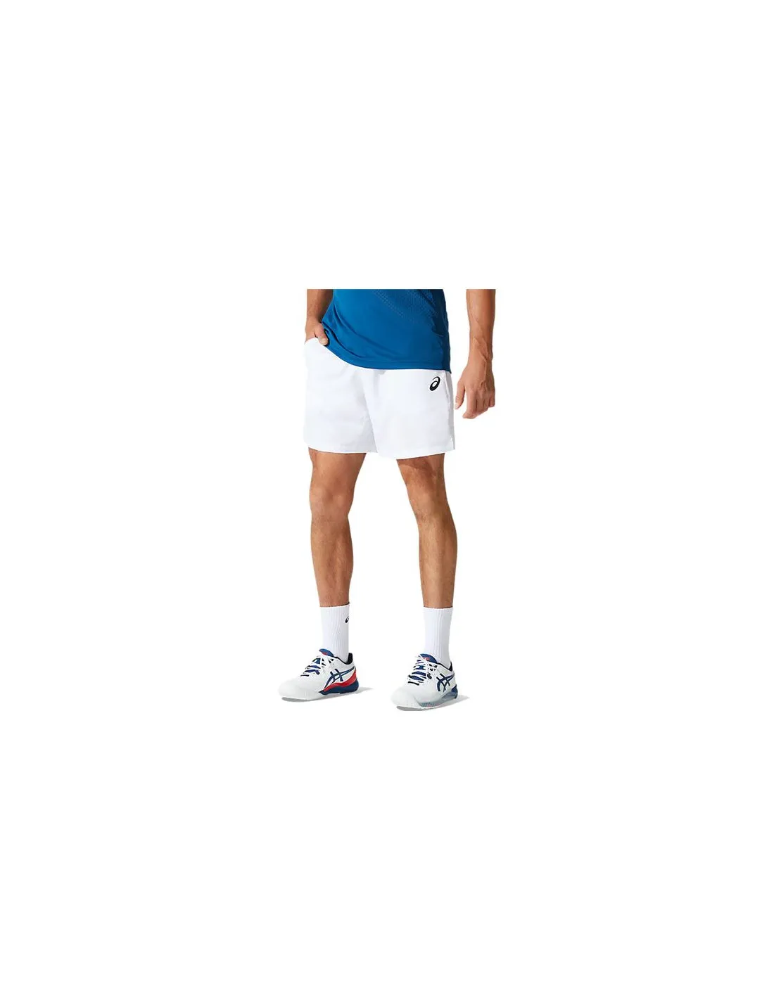Pantalones de training Asics Court 7IN blanco Hombre