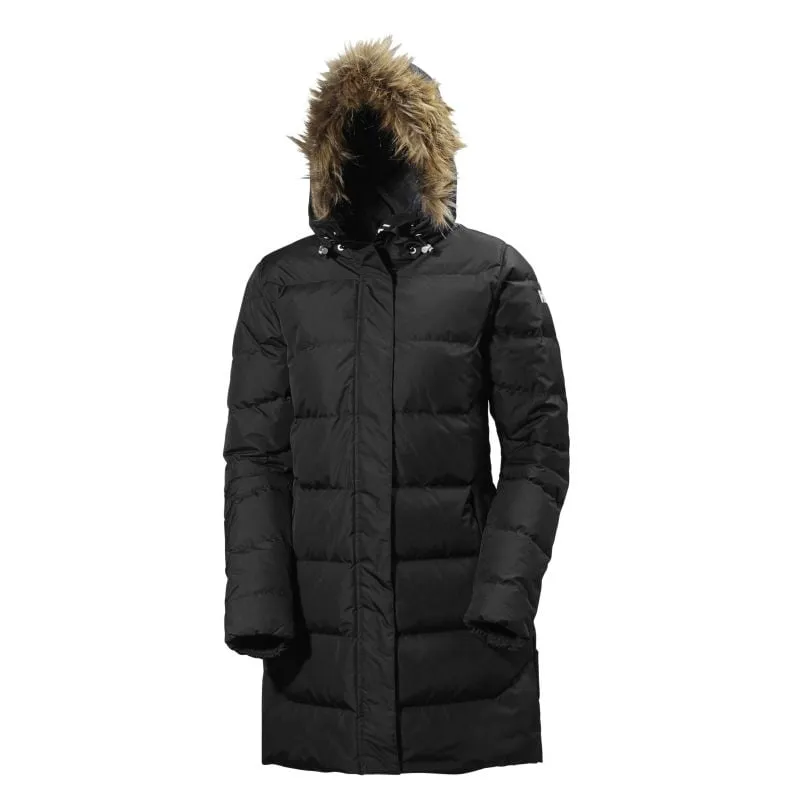 Parka de plumón para mujer Helly Hansen Parka de plumón Aden (negro)