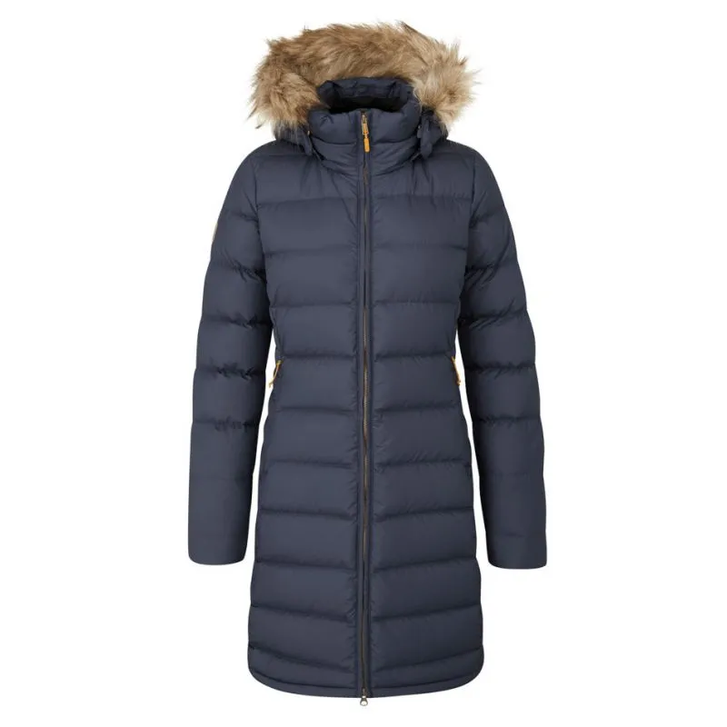 Parka de plumón para mujer Rab Deep Cover (Deep Denim)