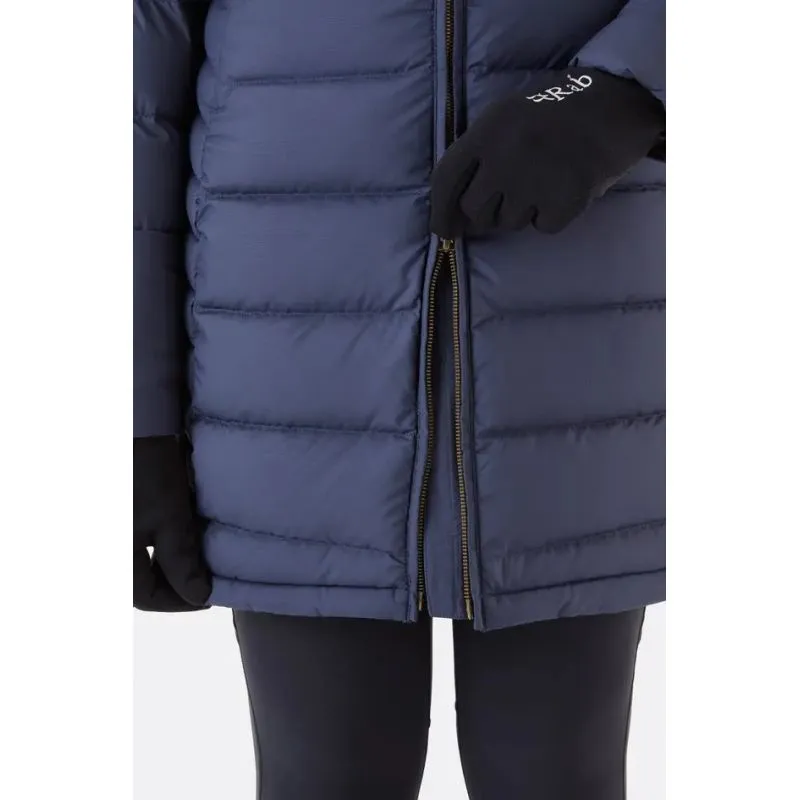 Parka de plumón para mujer Rab Deep Cover (Deep Denim)