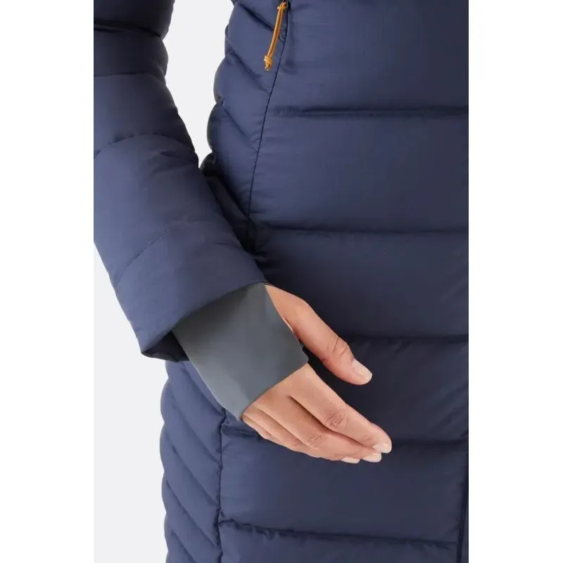 Parka de plumón para mujer Rab Deep Cover (Deep Denim)
