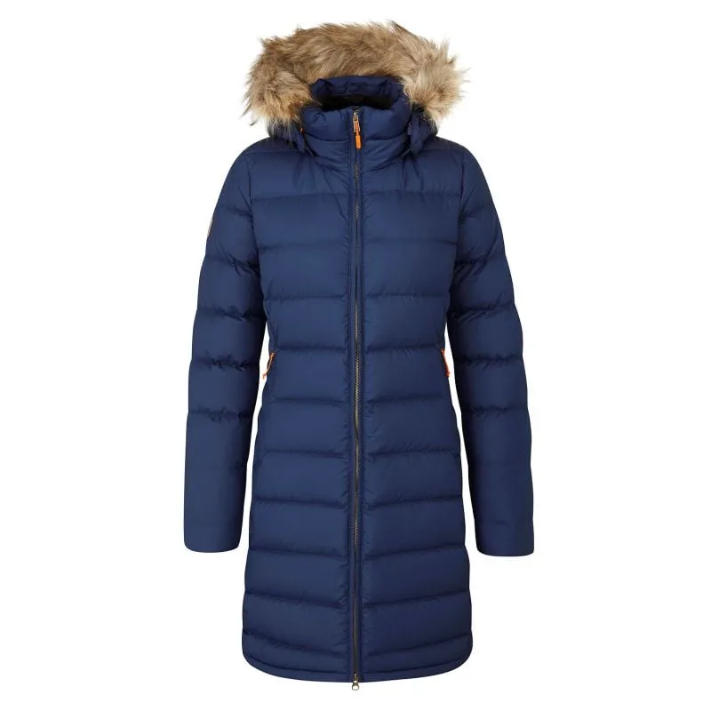Parka de plumón para mujer Rab Deep Cover (Patriot Blue)