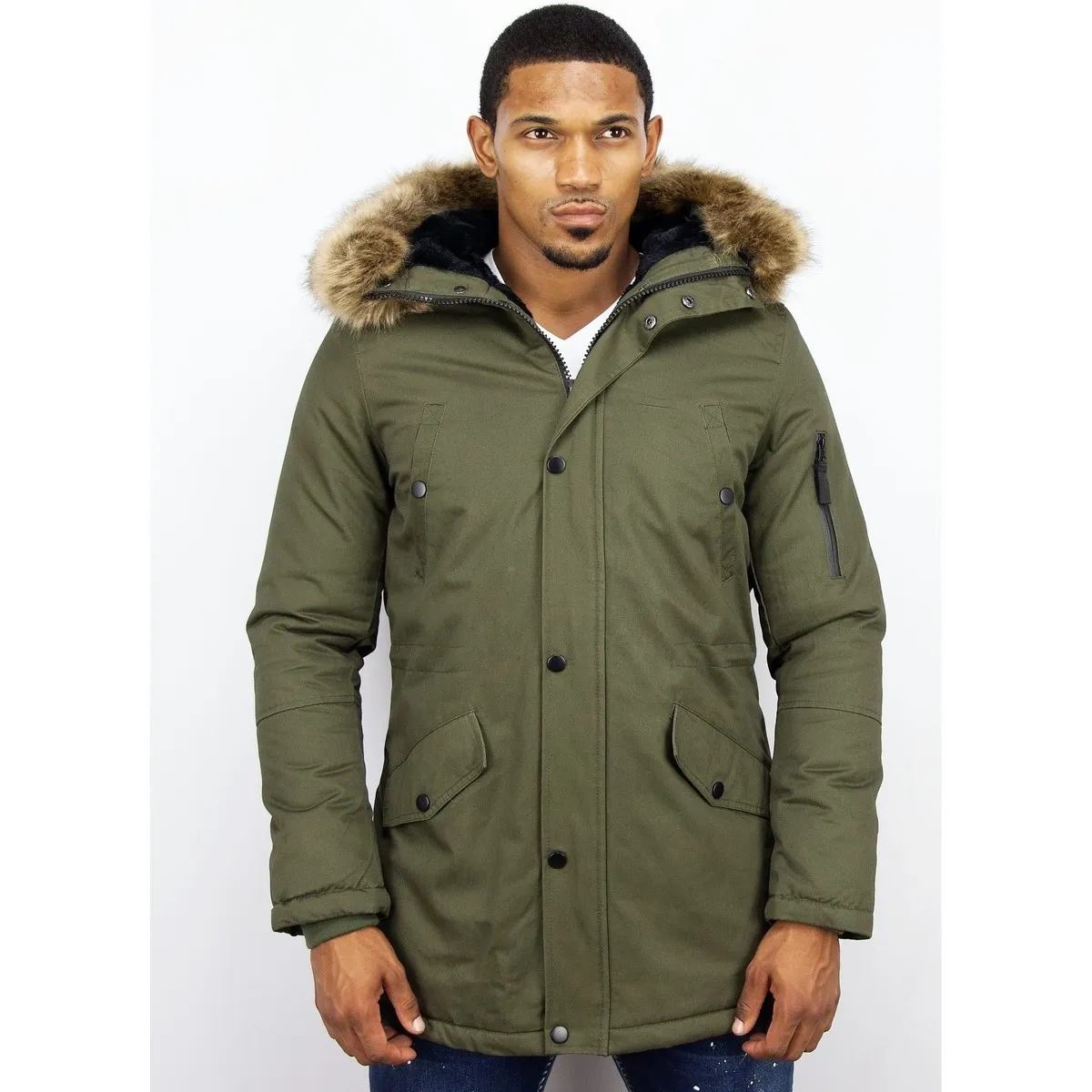 Parkas Hombre Abrigo De Invierno