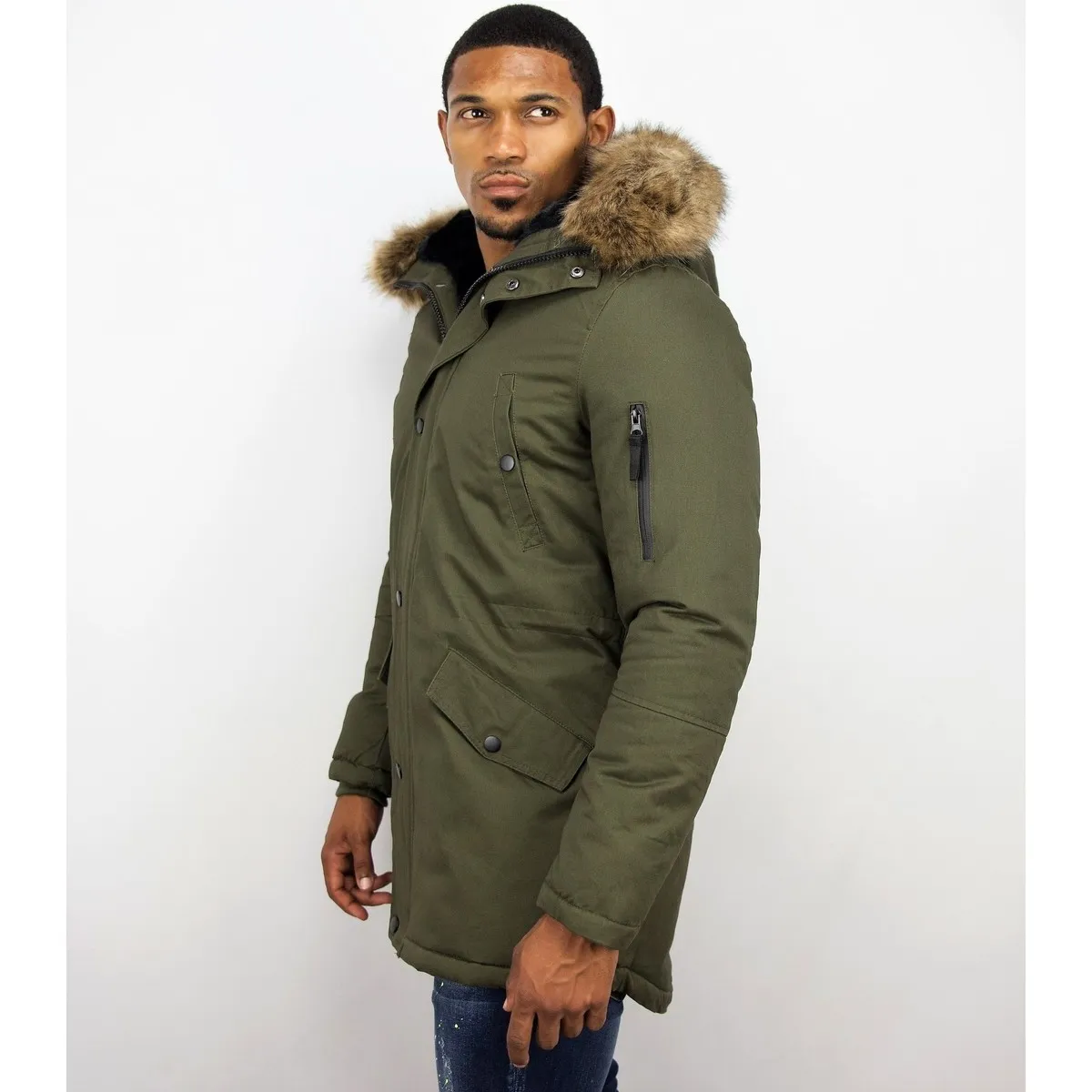 Parkas Hombre Abrigo De Invierno
