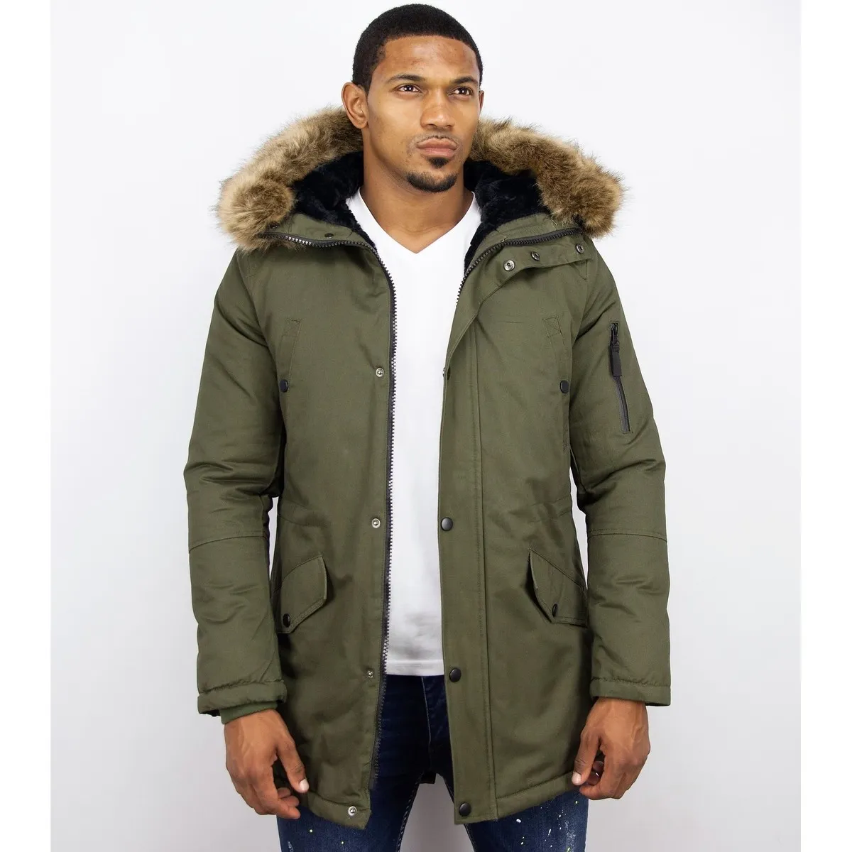 Parkas Hombre Abrigo De Invierno
