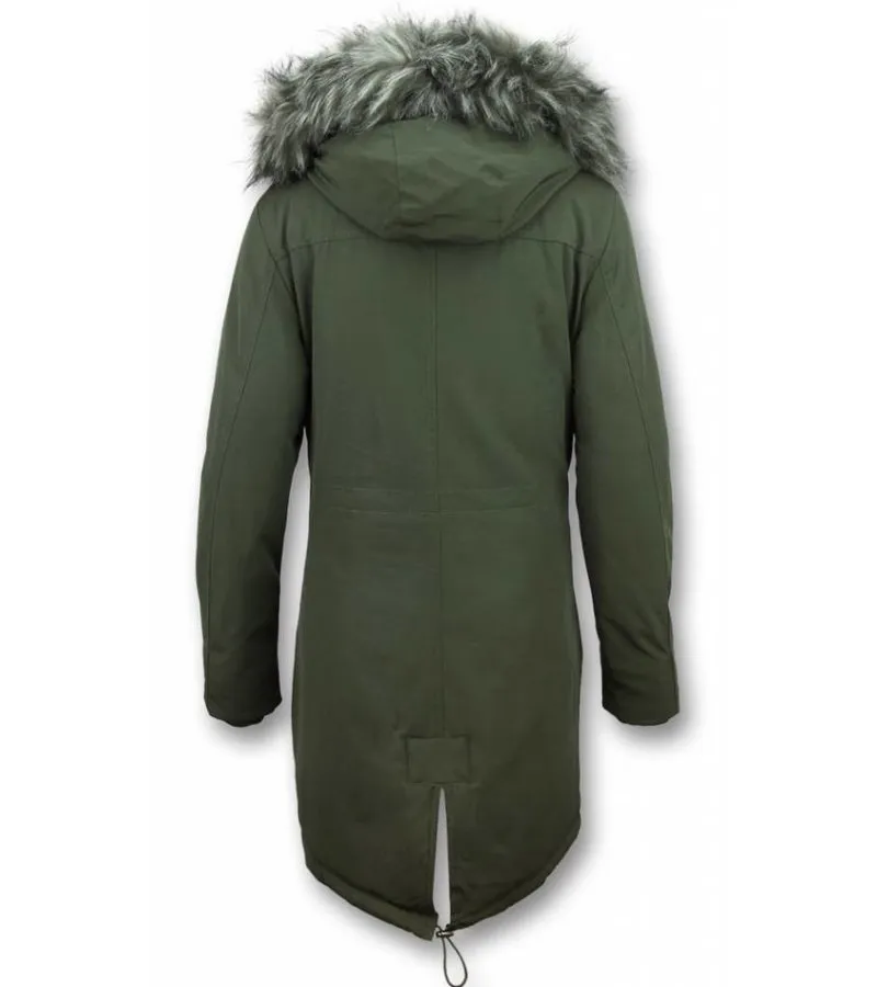PARKAS MUJER  ABRIGOS DE PIEL  PLUMIFEROS MUJER  VERDE