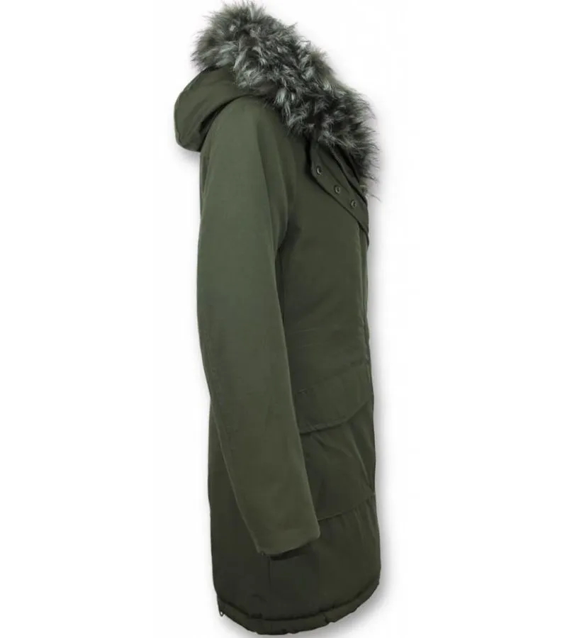 PARKAS MUJER  ABRIGOS DE PIEL  PLUMIFEROS MUJER  VERDE