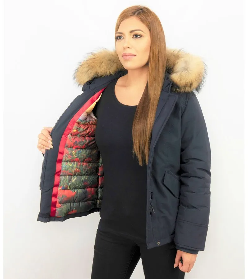 PARKAS MUJER  ABRIGOS MUJER   PARKAS AZUL  AZUL