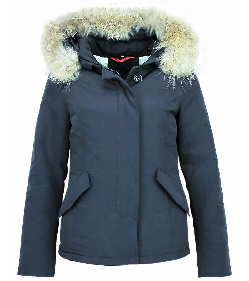 PARKAS MUJER  ABRIGOS MUJER   PARKAS AZUL  AZUL