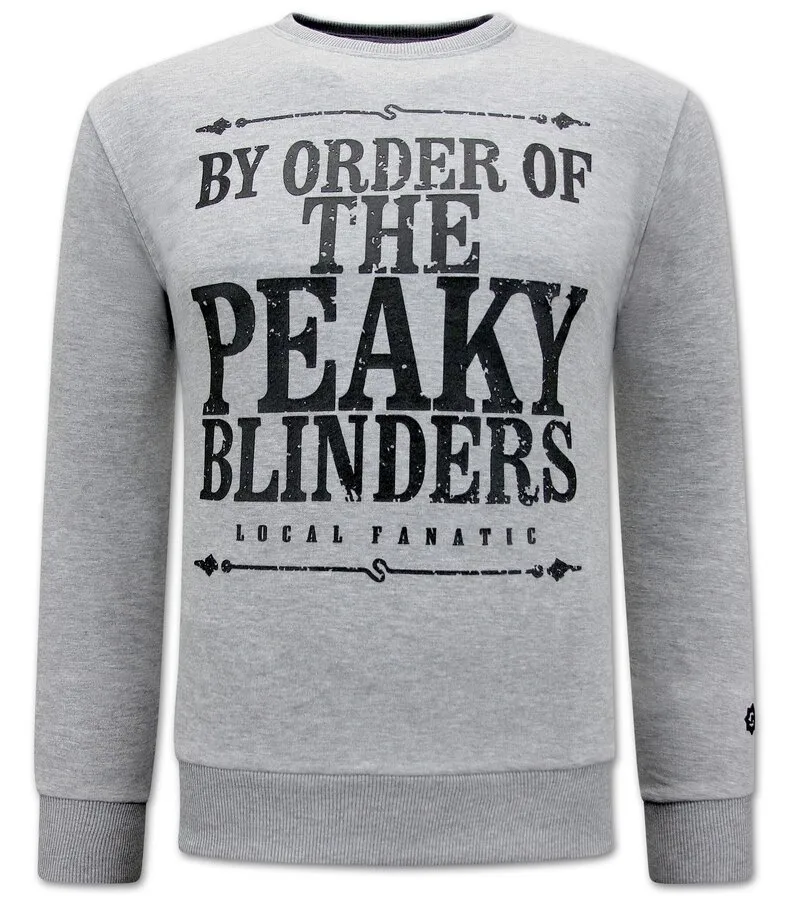 PEAKY BLINDERS JERSEY DE HOMBRE  GRIS
