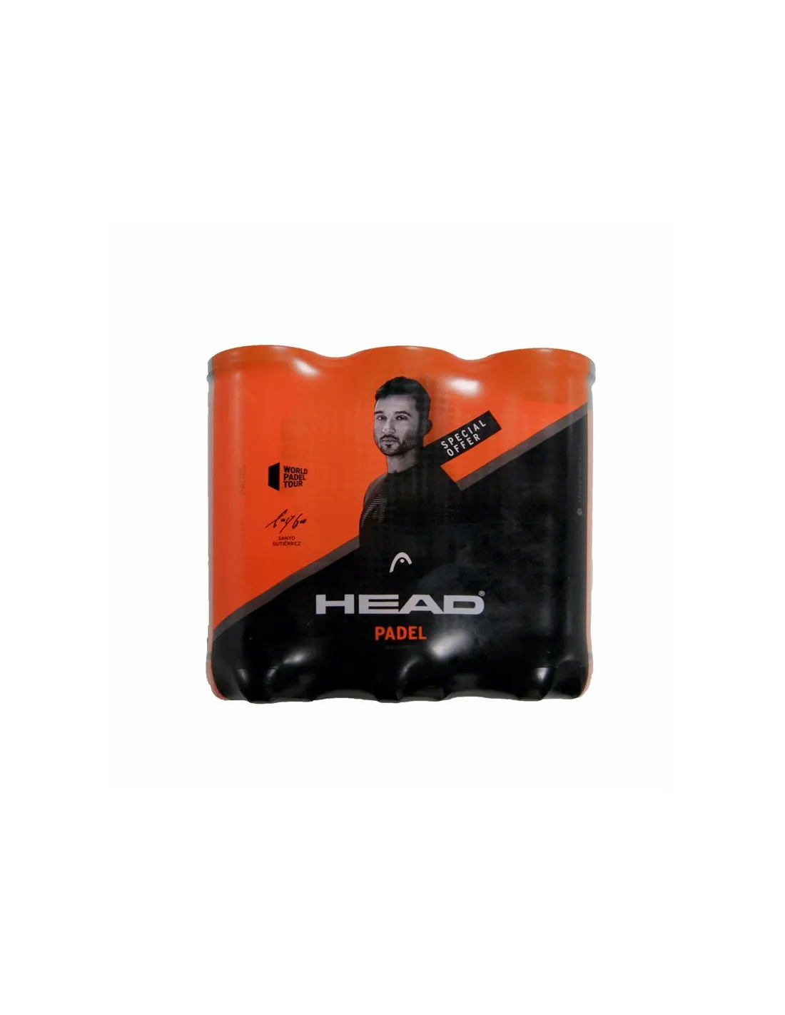 Pelotas de Pádel Head 3X3B Head 6Dz
