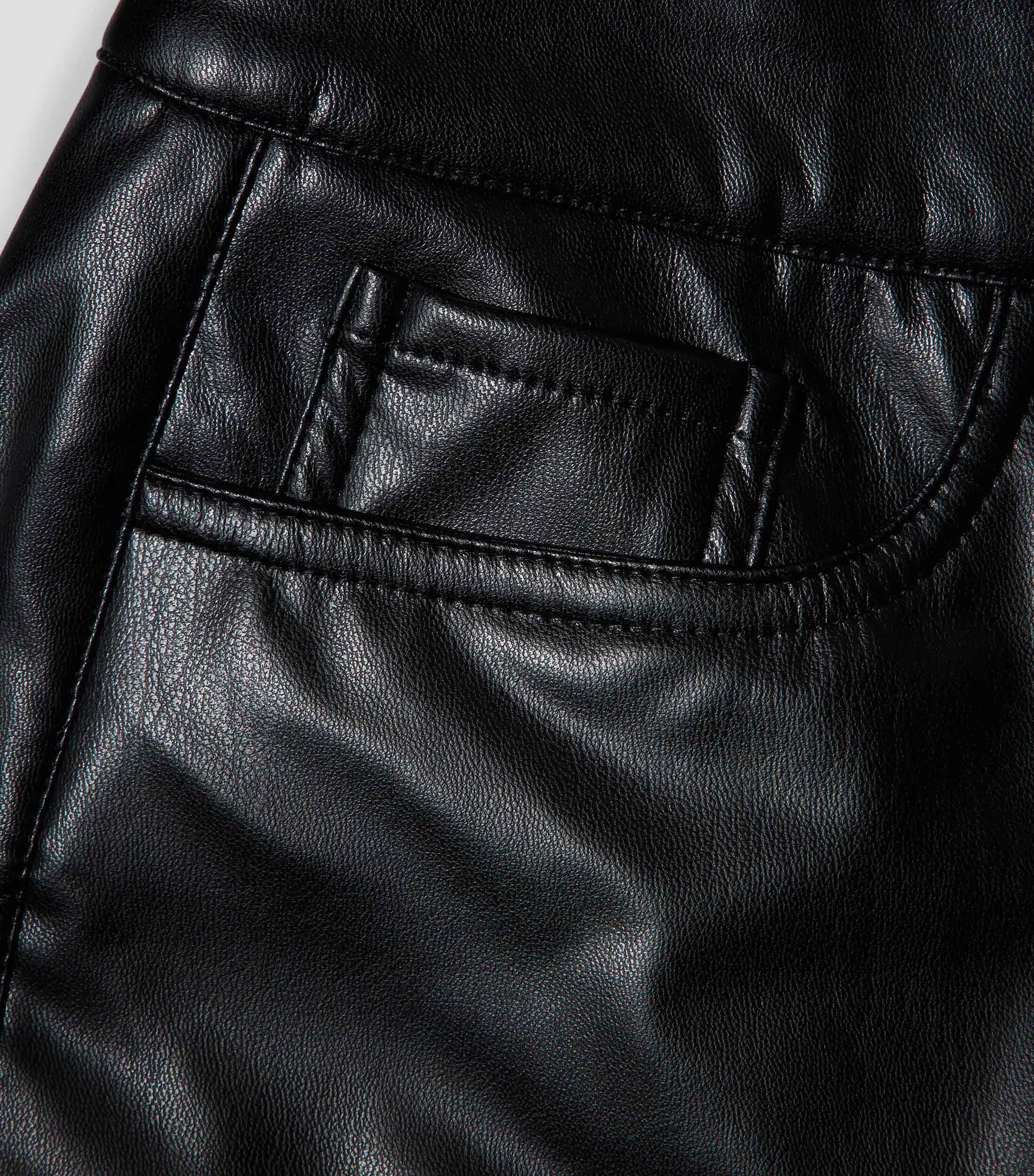Pertegaz Pantalón de vinipiel Mujer