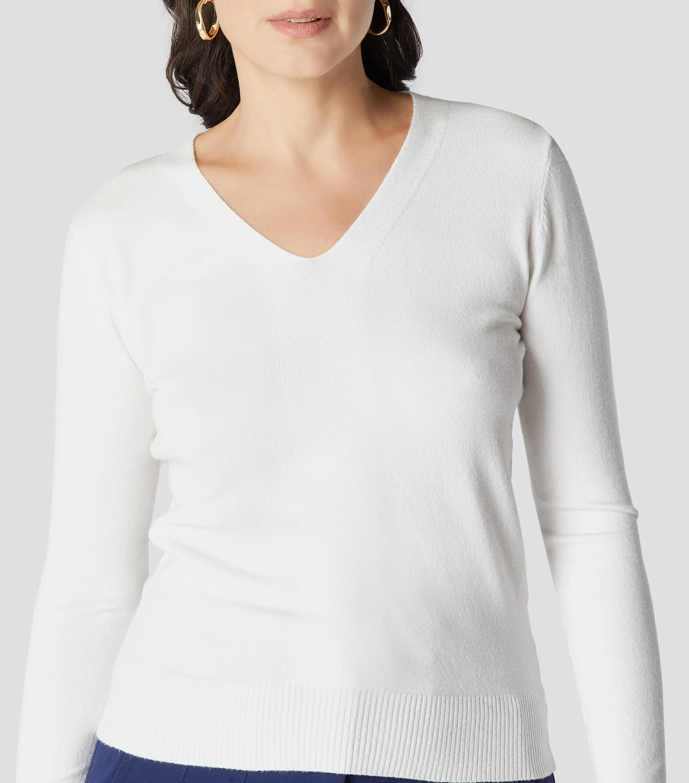 Pertegaz Suéter cuello V Mujer